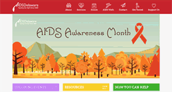 Desktop Screenshot of aidsdelaware.org